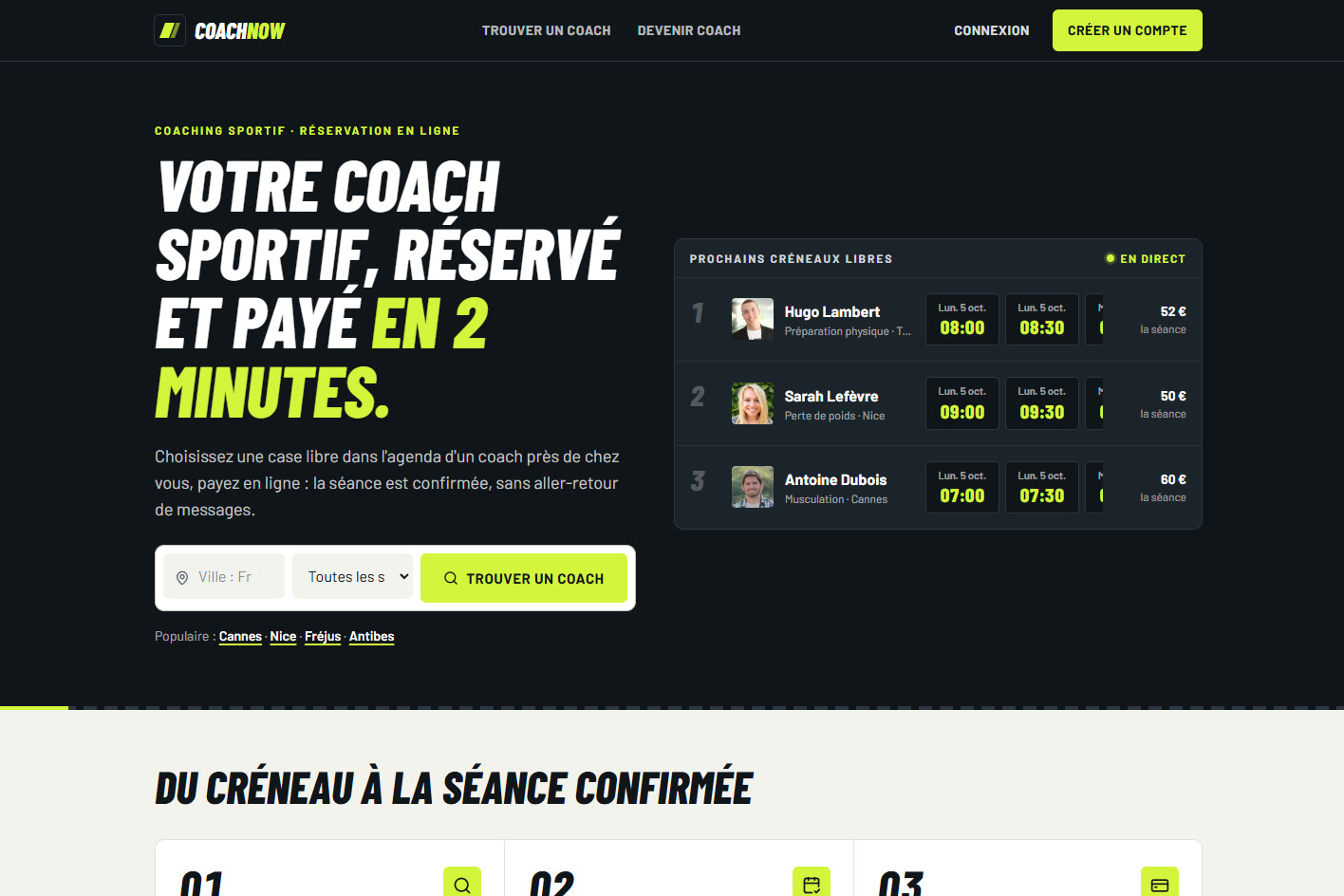 Aperçu de CoachNow